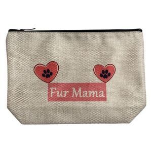 Canvas New Travel Accessories Makeup Bag Pouch Fur Mama Pet Lover Classic
